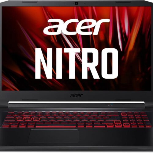 Notebook Gamer Acer Nitro 5 AN517-54-765V Intel core I7 11ª ger. 16GB RAM 512GB SSD (NVIDIA RTX 3050) 17,3 LED FHD IPS 144Hz Linux Gutta Preto com vermelho