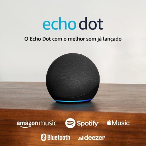 Echo Dot 5ª geração 10% OFF no Pix e Boleto