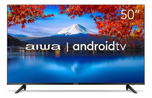 Smart Tv 50” Aws-tv-50-bl-02-a 4k Android Hdr10 Dolby Aiwa 110V/220V