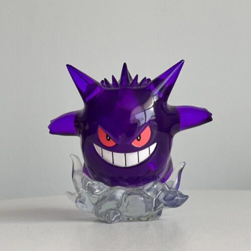 Figura Pokémon Transparente,Gengar de PVC 8cm