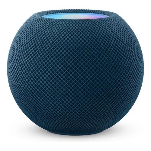 Apple HomePod Mini com assistente virtual Siri azul