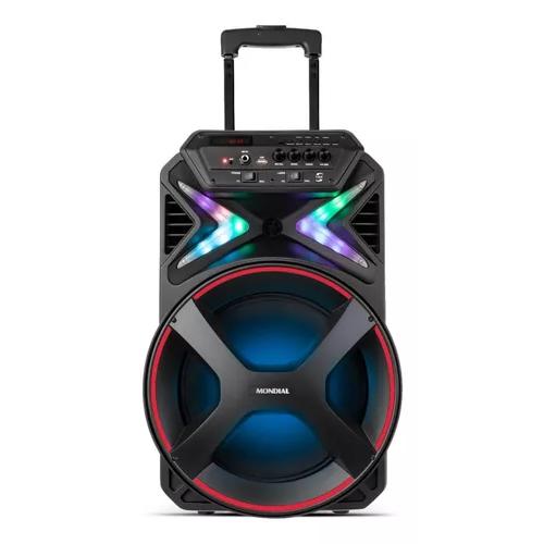 Caixa Amplificada Connect Lights Cm-400 Preta Mondial Bivolt