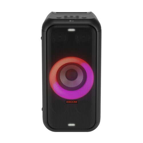 Caixa de som Bluetooth PartyBox LG XBOOM 200W RMS, Resistente à água (IPX4), 12 horas de bateria e Iluminação de Festa – XL5T
