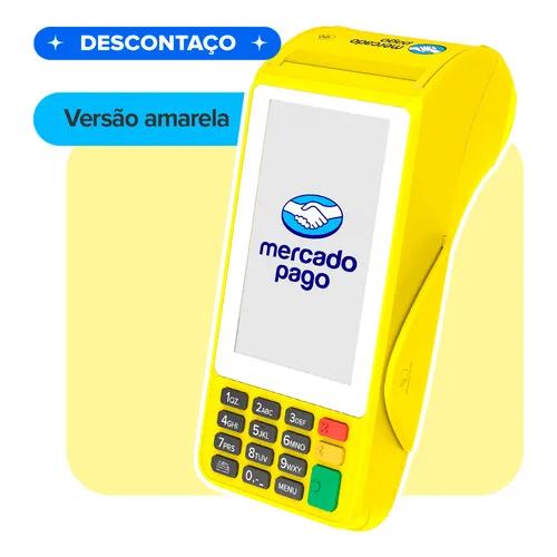 Mercado Pago Point Pro3 Maquininha Cartão 4g Amarela