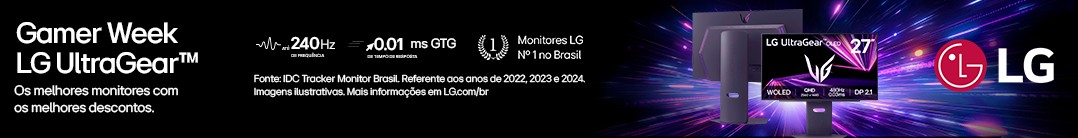 Gamer Week LG Ultra Gear Kabum até 24% OFF em monitores gamer