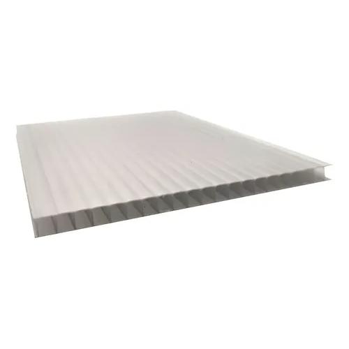 Placa Policarbonato Alveolar Refletivo 4mm 2,10×6,00