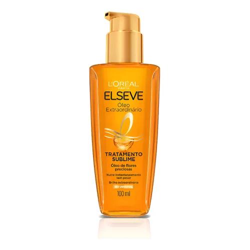 L’Oréal Paris Elseve Óleo Extraordinário 100ml – Leave In Anti Frizz Protetor Térmico Tratamento Reconstrutor Para Todos Os Tipos De Cabelo
