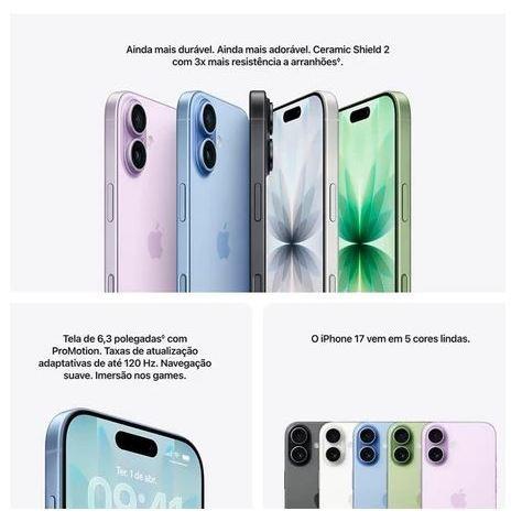 Celular iPhone 17 256gb