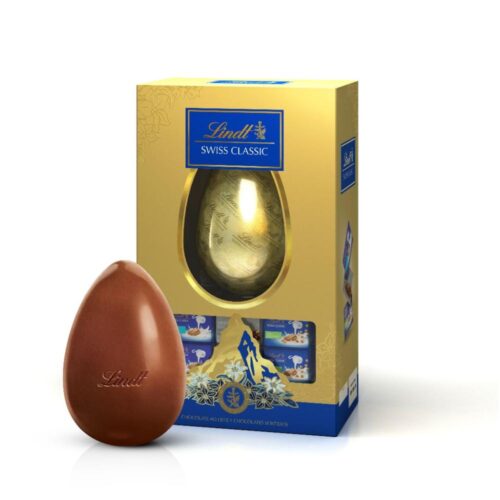 Ovo De Páscoa Lindt Swiss Classic Ao Leite 130g
