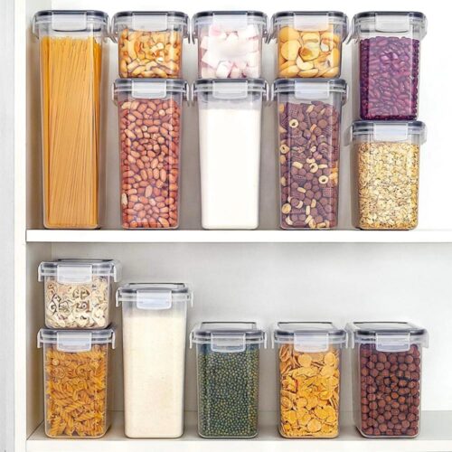 Recipientes Organizadores Herméticos – Antivazamento e Empilháveis | Cozinha, Alimentos e Marmita