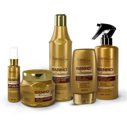 Kit Banho de Verniz Completo Forever Liss