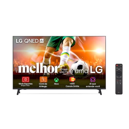 Smart TV 4K LG QNED AI QNED70 de 50 polegadas 2025
