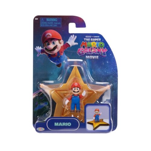 Mini Boneco Mario de 3cm – Super Mario Galaxy, O Filme
