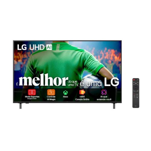 Smart TV LG UHD AI 4K UA85 de 86 polegadas 2025