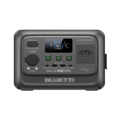 BLUETTI Elite 30 V2 Estação de Energia Portátil | 600 W 288 Wh