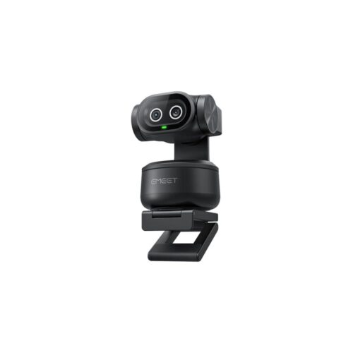 EMEET PIXY Dual-Camera AI-Powered PTZ Camera 4K, AI Tracking, PDAF&AI Autofocus 0.2s, 1/2.55” Sensor, 3 Mics, Presets, Gesture Control, 4K Webcam for Streaming and OBS/Twitch/Switch 2 Compatible