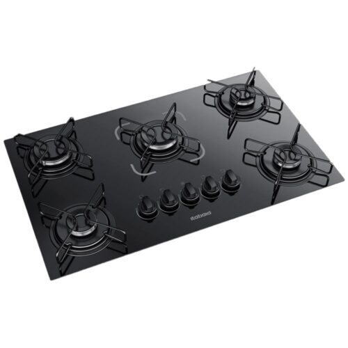 COOKTOP FOGÃO ITATIAIA ESSENCIAL 5 BOCAS BIVOLT PRETO
