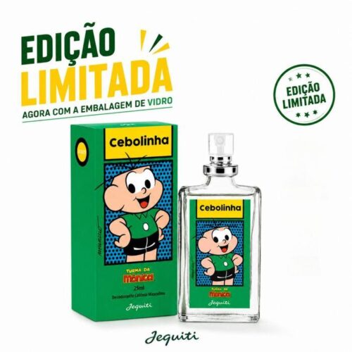 Perfume Cebolinha 25ml Edição Limitada Frasco De Vidro – Jequiti