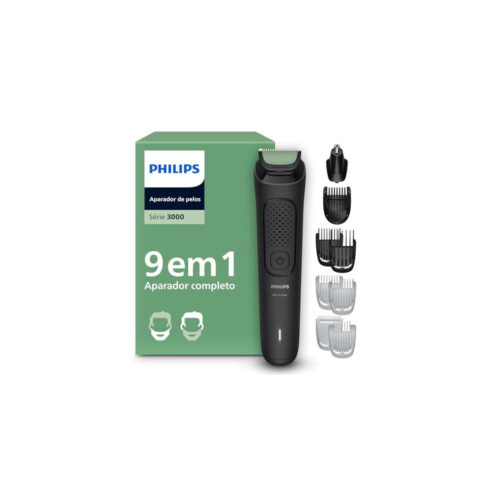 Philips Aparador e Barbeador Elétrico Série 3000 All-in-One 9 em 1