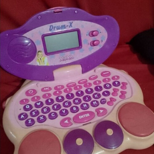 Notebook da Xuxa Trilíngue – Drum-X Candide – Original Anos 2000